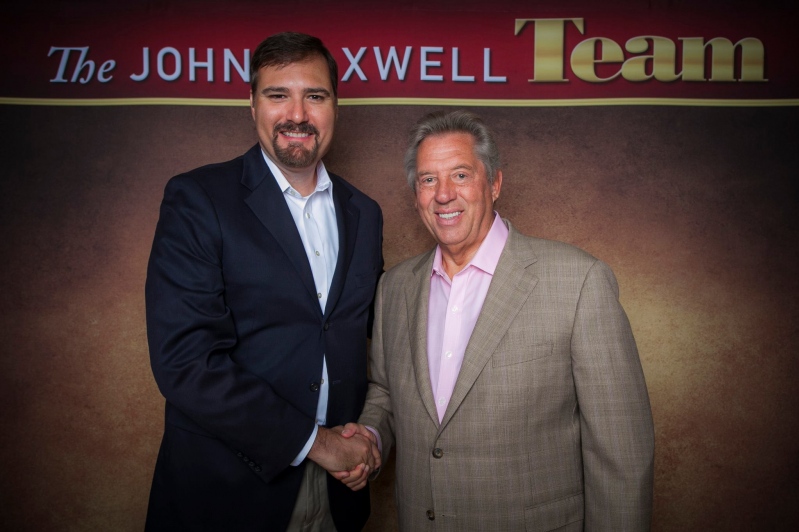 Russell Williams, left, with John Maxwell
