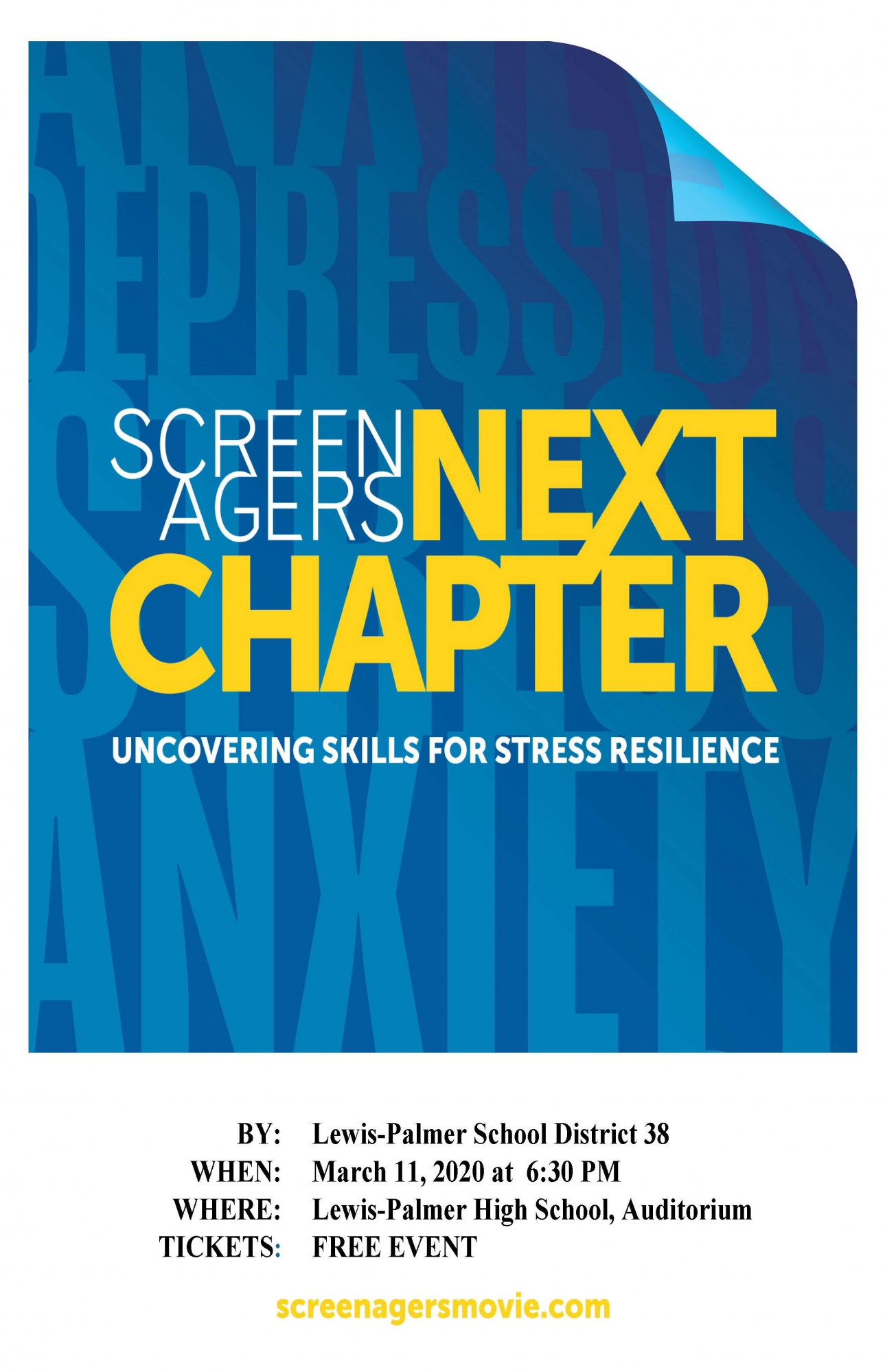 Screenagers Next Chapter Flyer