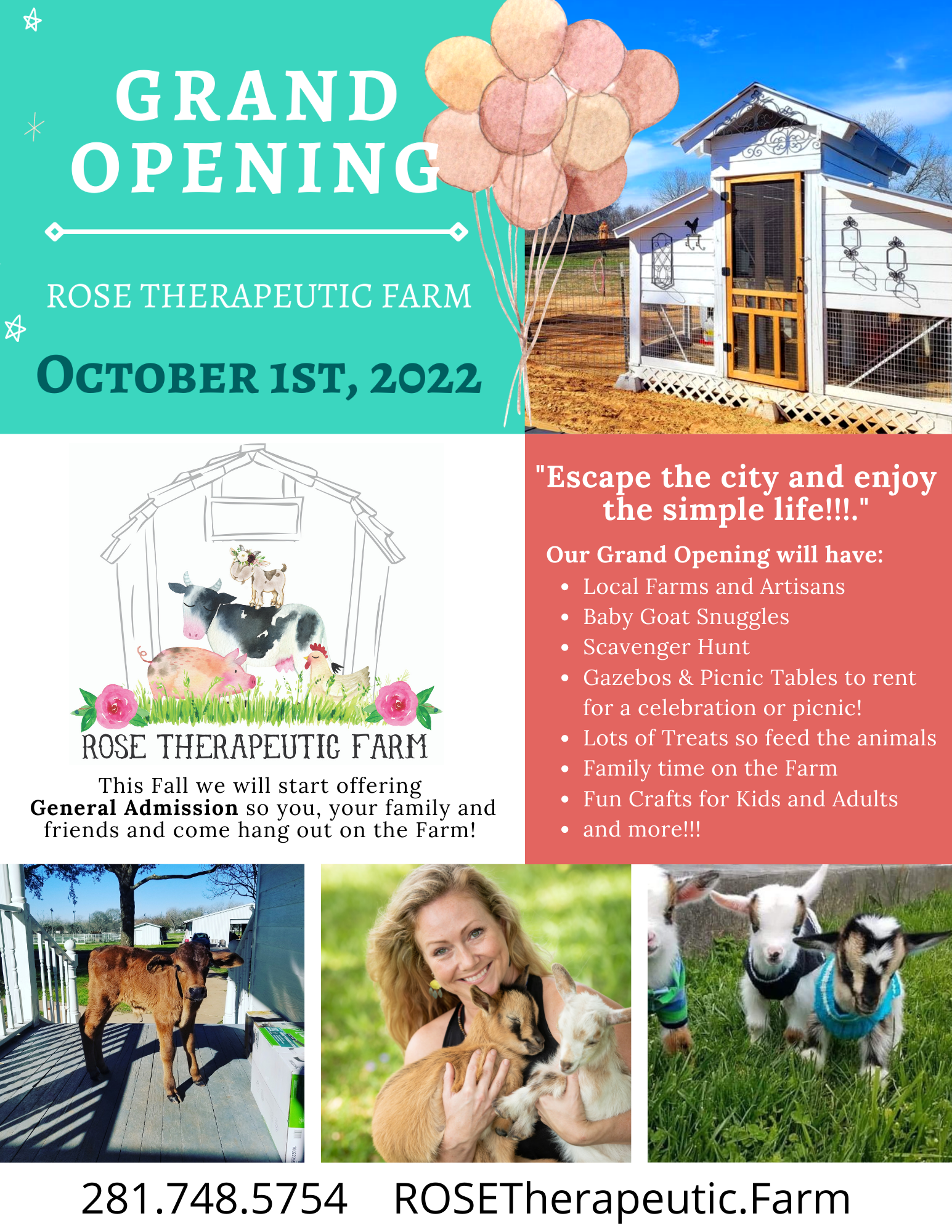 Grand Opening at ROSE Therapeutic FArm