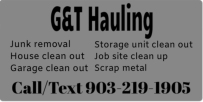 G & T Hauling