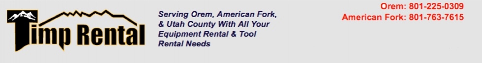 Timp Rental American Fork Ut