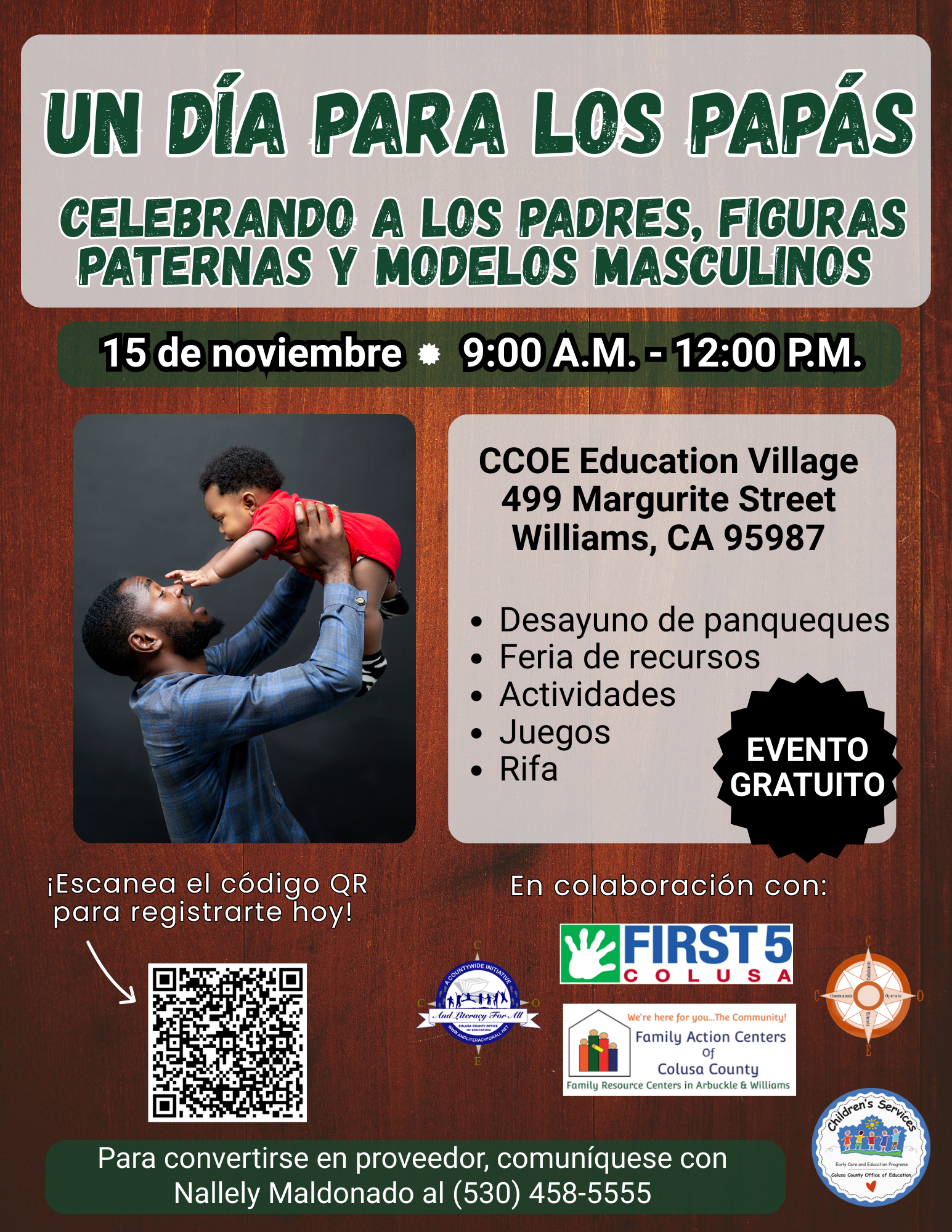 A Day for Dads - Spanish