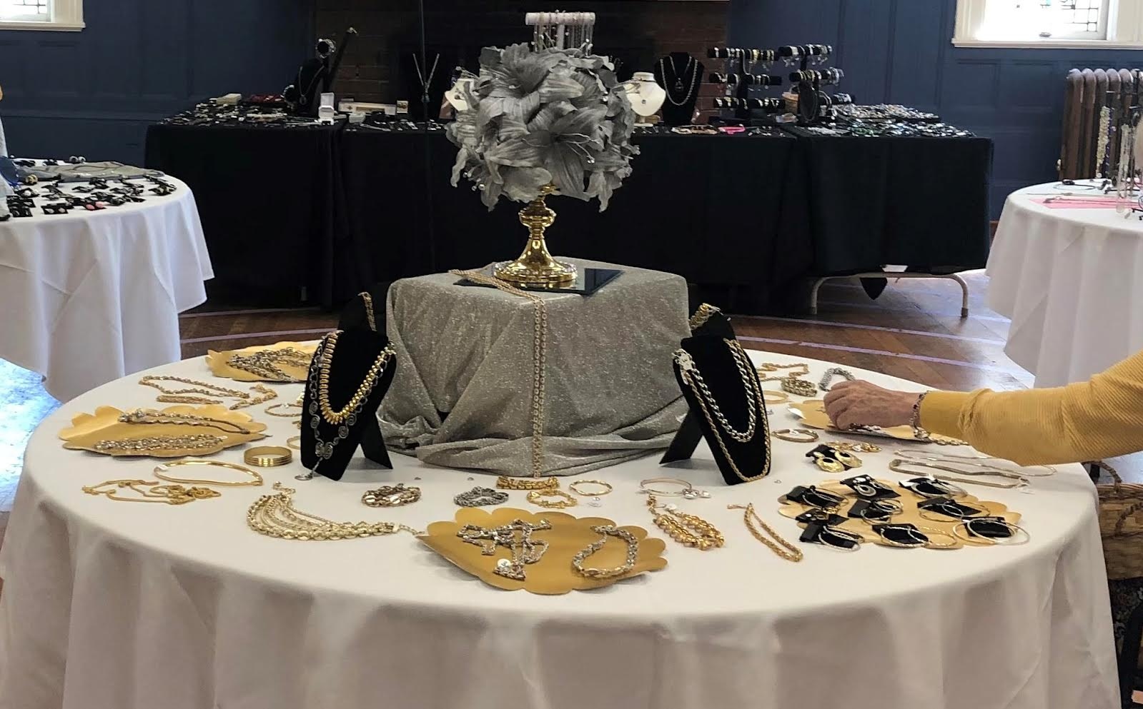 Jewelry on table