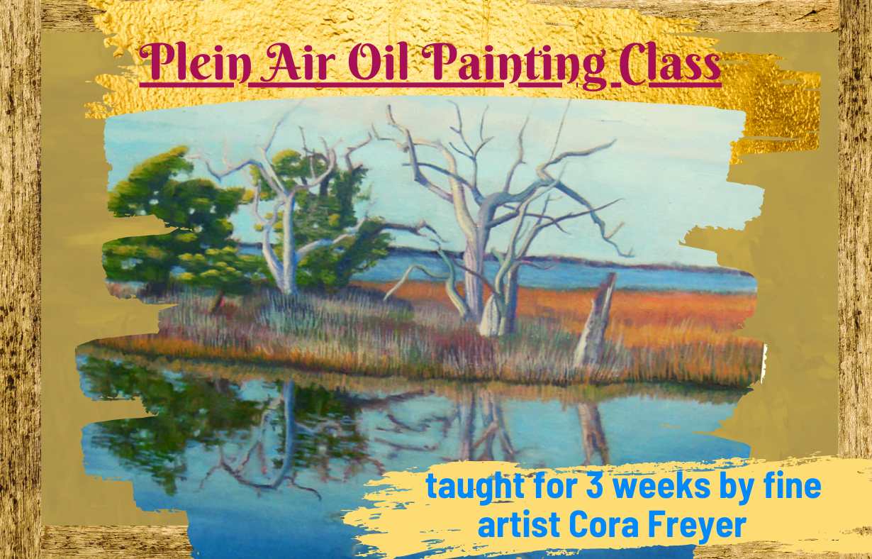 Join this class and enjoy the outdoors by painting your favorite outdoor landscape in oil.