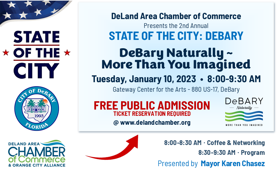 DeLand & Greater West Volusia Chamber of Commerce Event Information