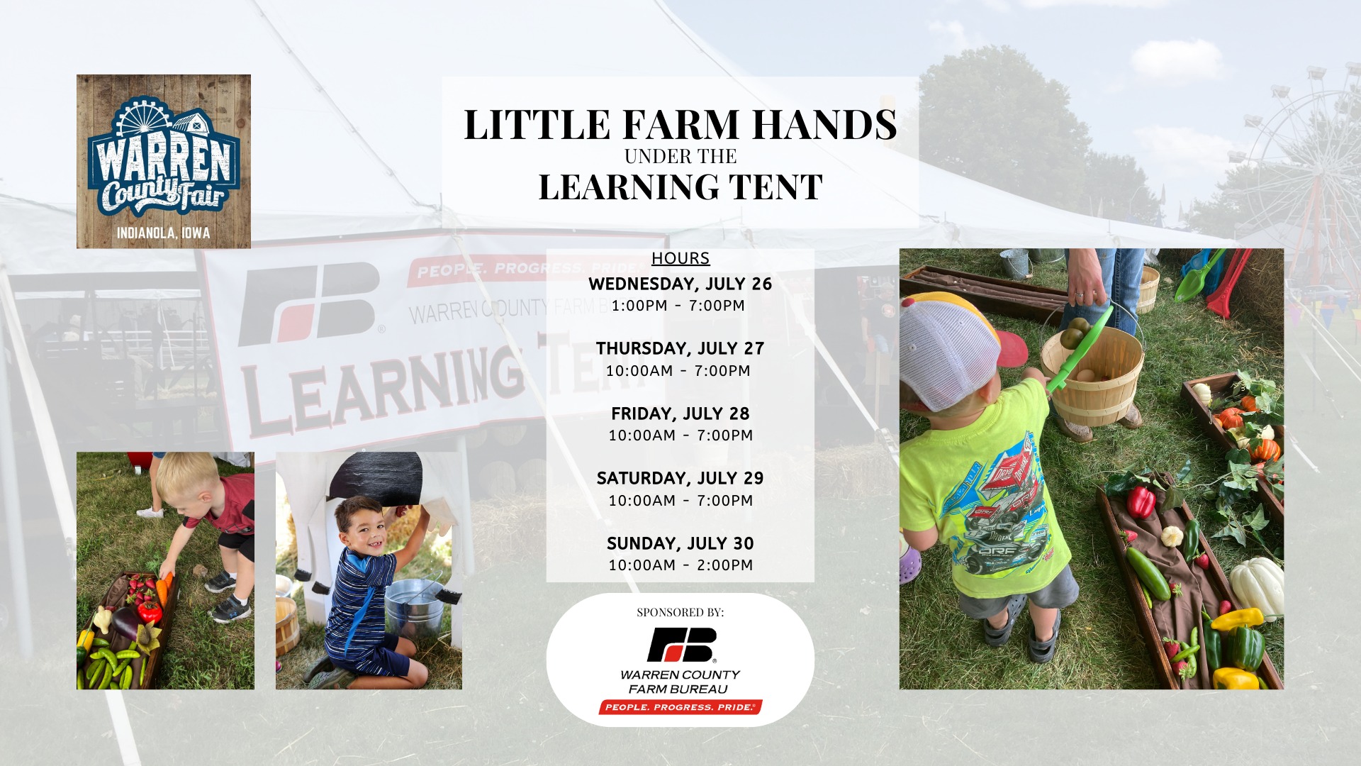 Little Farm Hands Schedule
