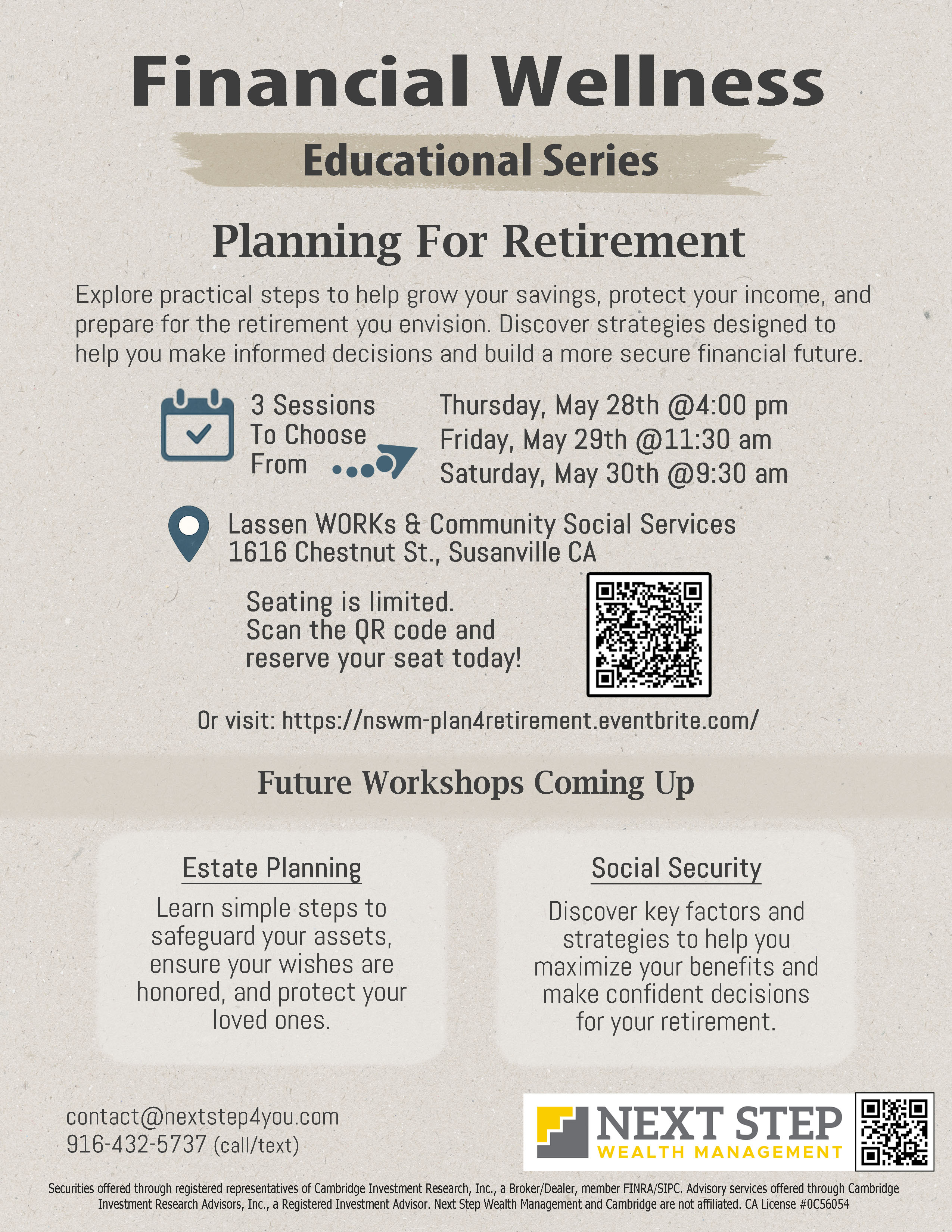 Workshop flyer