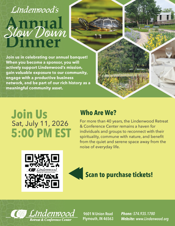 Lindwood Slow Down Dinner Event