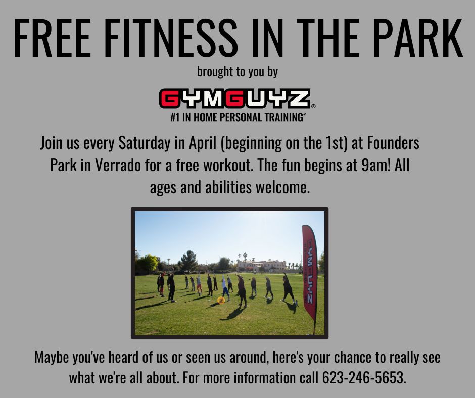 Free Fitness in the Park with GYMGUYZ