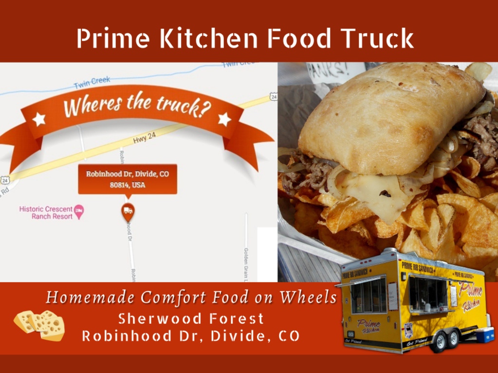 Prime Kitchen Food Truck @Sherwood Forest, Divide, CO